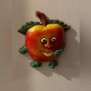 Apple face fruit refrigerator magnet farmhouse country kitchen